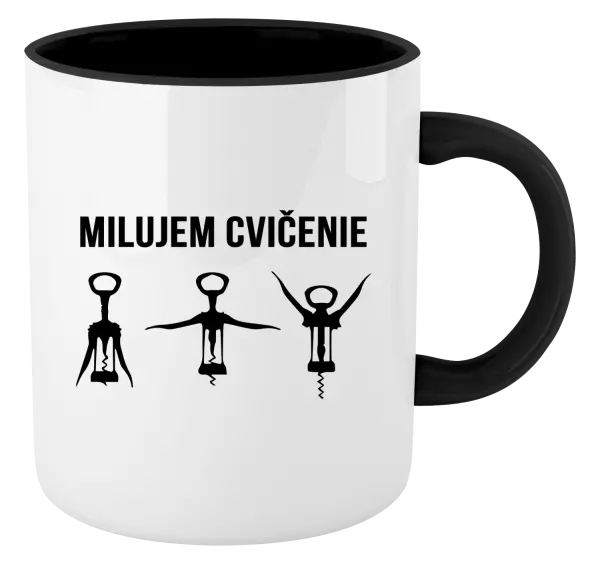 Hrnček  Milujem cvičenie