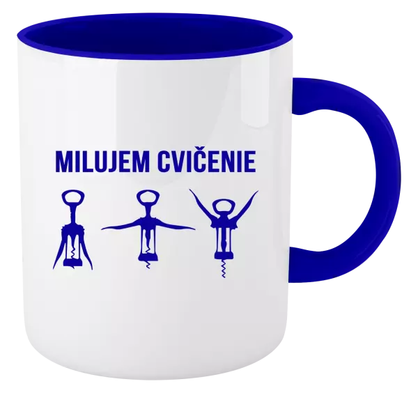 Hrnček  Milujem cvičenie