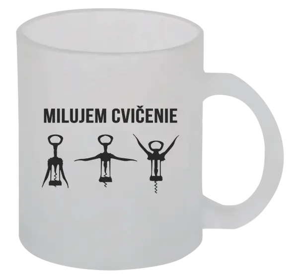 Hrnček Milujem cvičenie