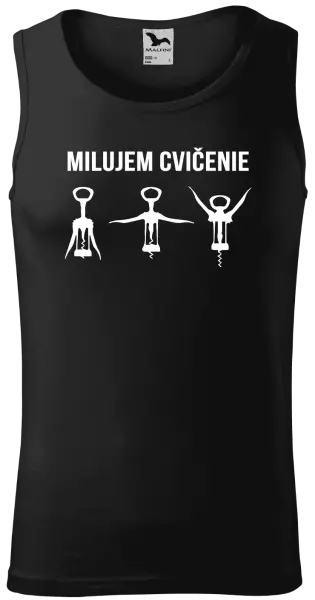Pánske tielko Milujem cvičenie