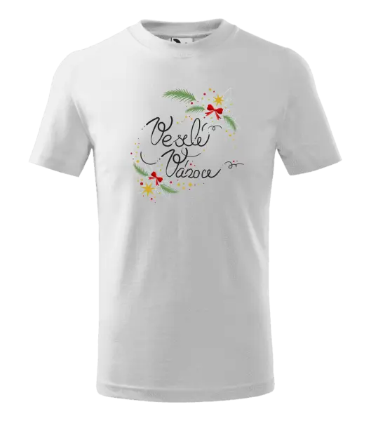 Dětské vánoční tričko Veselé Vánoce