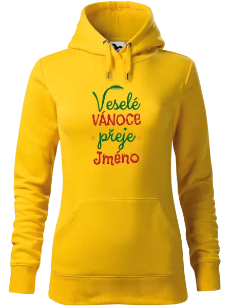 Dámská vánoční mikina Veselé Vánoce přeje