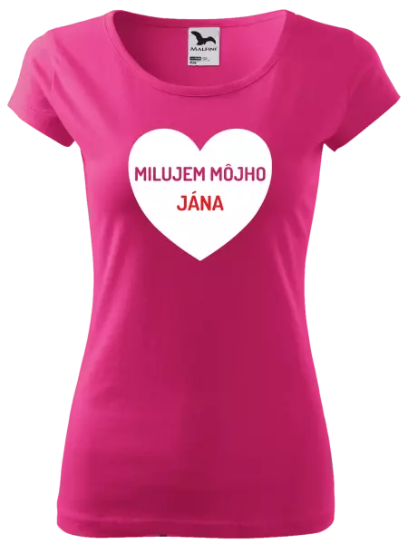 Dámske tričko Milujem môjho