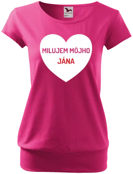 Dámske tričko Milujem môjho