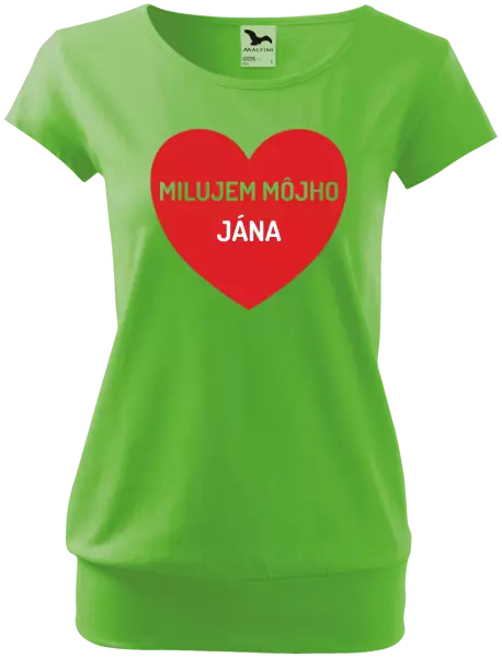 Dámske tričko Milujem môjho