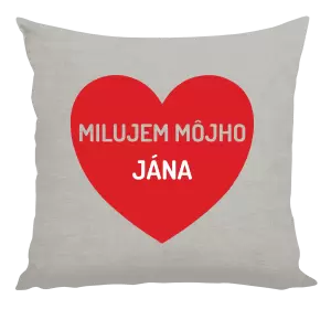 Vankúš Milujem môjho