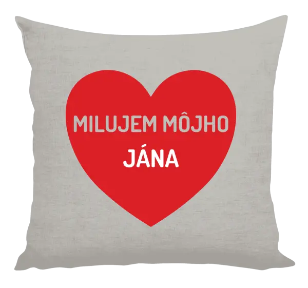Vankúš Milujem môjho