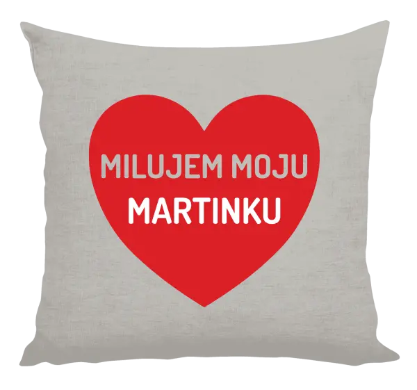 Vankúš Milujem moju