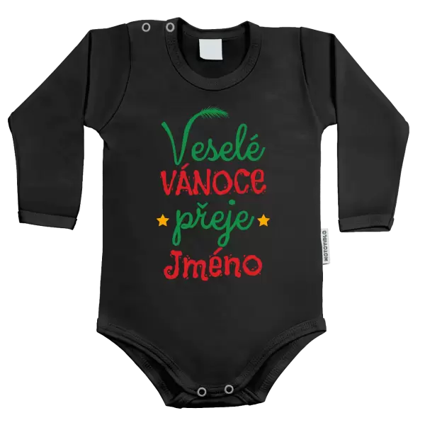 Dětské body Veselé Vánoce přeje