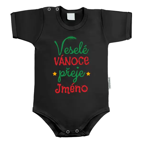 Dětské body Veselé Vánoce přeje