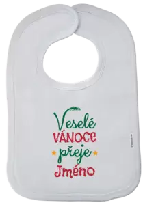 Dětský bryndák Veselé Vánoce přeje