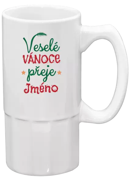 Půllitr Veselé Vánoce přeje