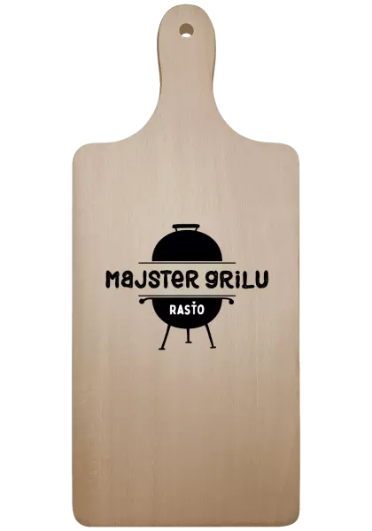 Doštička Majster grilu + meno 
