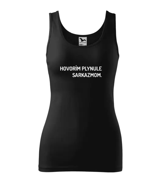 Dámske tielko Hovorím plynule sarkazmom