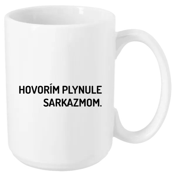 Hrnček Hovorím plynule sarkazmom