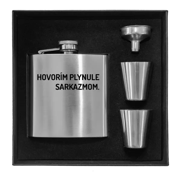 Ploskačka v krabičke Hovorím plynule sarkazmom