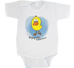 Dětské velikonoční body Moje první Velikonoce - kuřátko