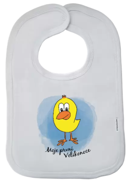Dětský bryndák Moje první Velikonoce - kuřátko