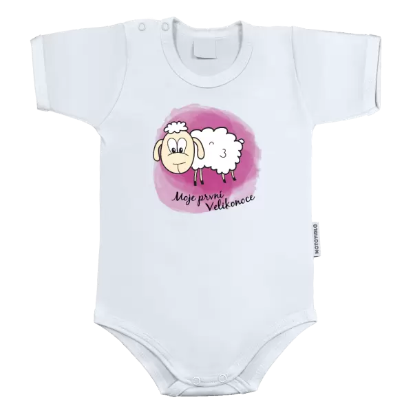 Dětské body Moje první Velikonoce - ovečka
