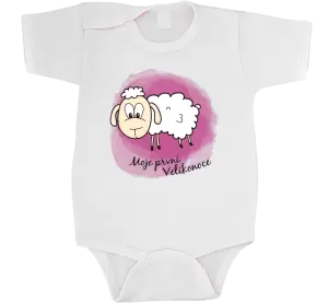 Dětské velikonoční body Moje první Velikonoce - ovečka