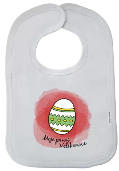 Dětský bryndák Moje první Velikonoce - vajíčko