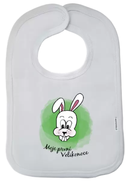 Dětský bryndák Moje první Velikonoce - zajíček