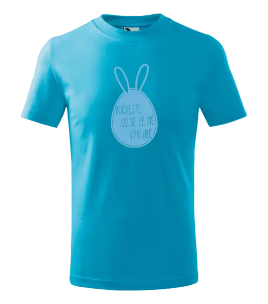 Dětské velikonoční tričko Počkejte, co se ze mě vyklube