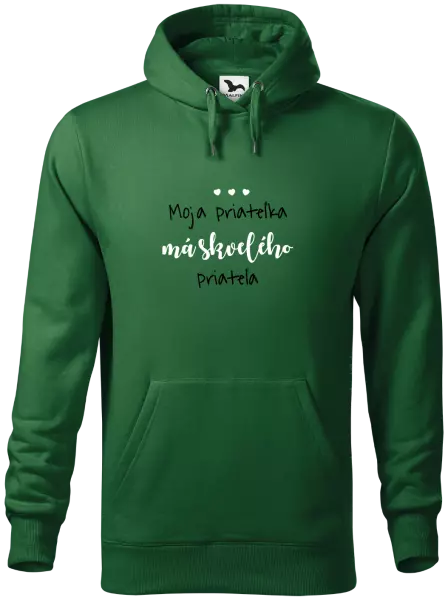 Pánska mikina Moja priateĺka má skvelého priateĺa