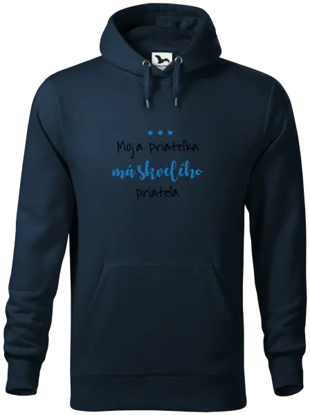Pánska mikina Moja priateĺka má skvelého priateĺa