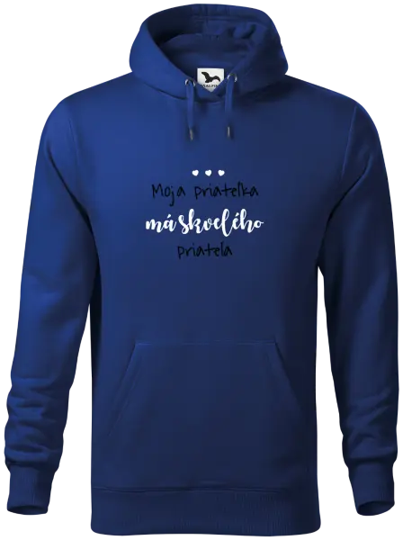 Pánska mikina Moja priateĺka má skvelého priateĺa