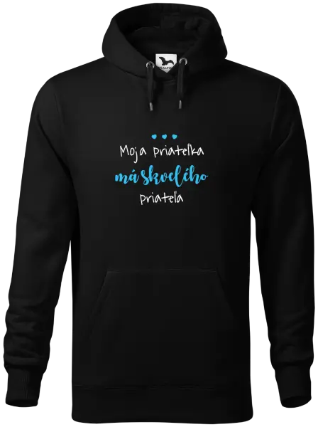 Pánska mikina Moja priateĺka má skvelého priateĺa