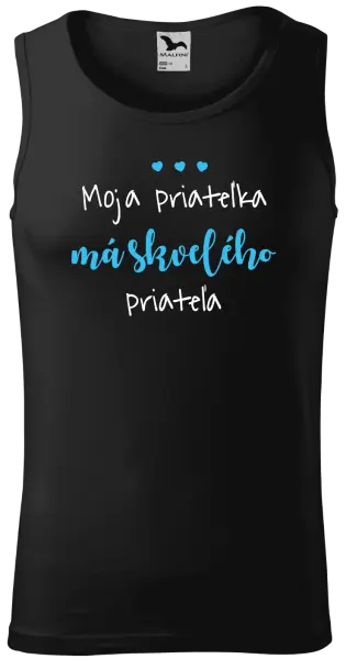 Pánske tielko Moja priateĺka má skvelého priateĺa