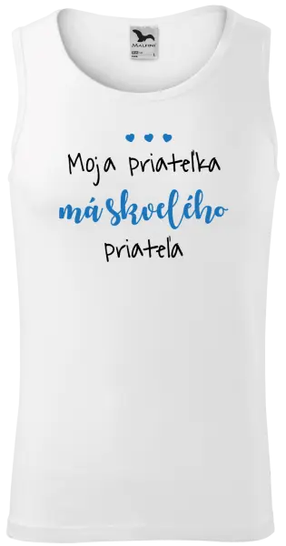Pánske tielko Moja priateĺka má skvelého priateĺa