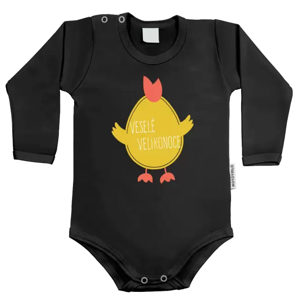 Dětské body Veselé Velikonoce - kuřátko