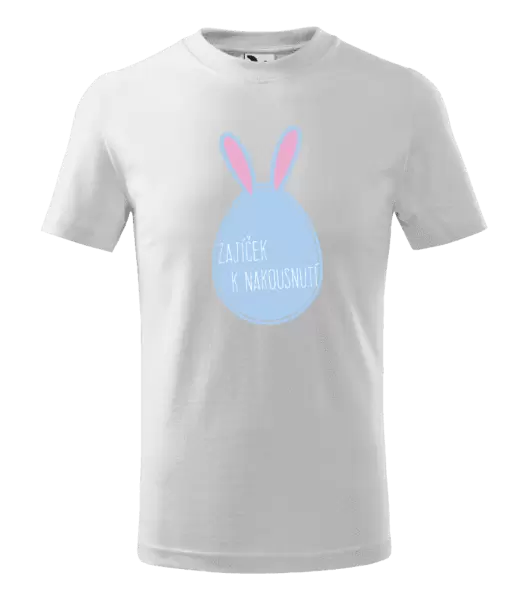 Dětské velikonoční tričko Zajíček k nakousnutí