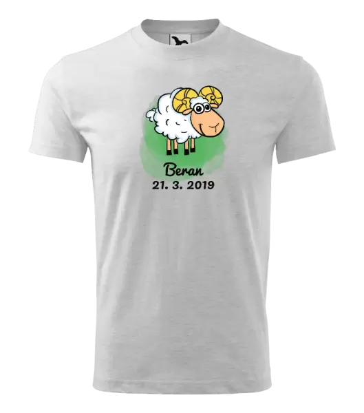 Dětské tričko Beran 21. 3. až 20. 4.