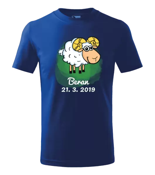 Dětské tričko Beran 21. 3. až 20. 4.