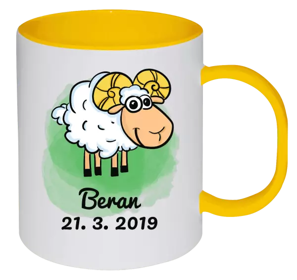 Plastový hrnek Beran 21. 3. až 20. 4.