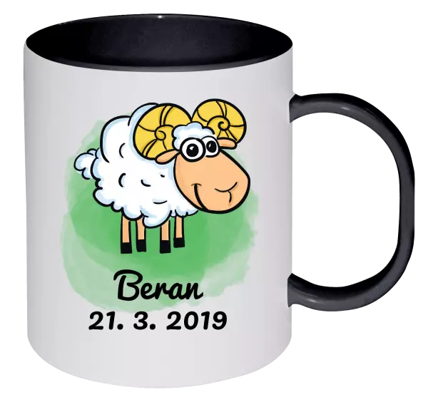 Plastový hrnek Beran 21. 3. až 20. 4.