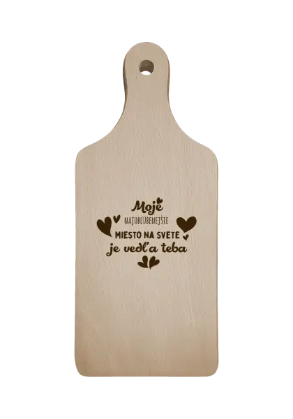 Doštička Moje najobľúbenejšie miesto na svete je vedľa teba
