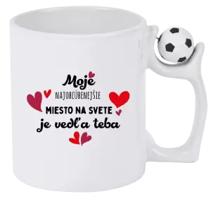 Hrnček Moje najobľúbenejšie miesto na svete je vedľa teba