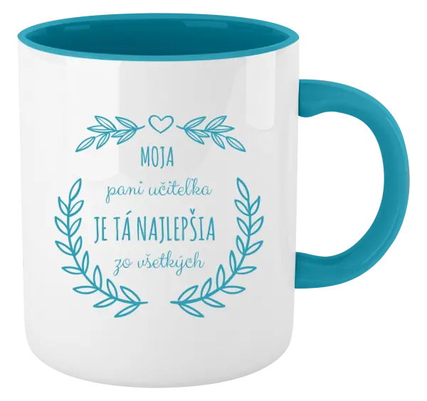 Hrnček  Moja pani učiteľka je ta nejlepšia zo všetkých