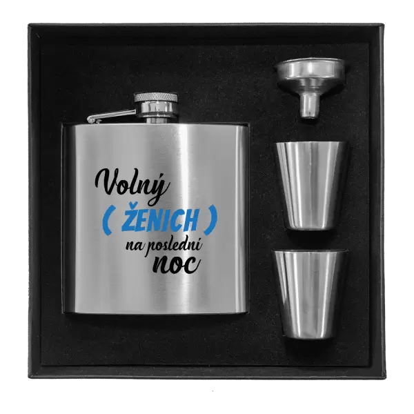 Placatka v krabičce Volný ženich na poslední noc