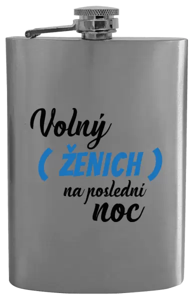 Placatka Volný ženich na poslední noc