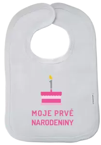 Detský podbradník Moje prvé narodeniny
