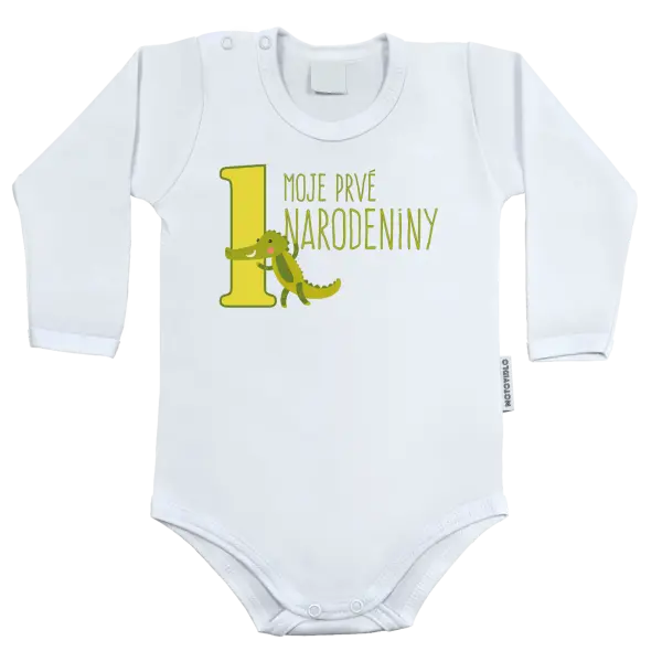 Detské body Moje prvé narodeniny - krokodil