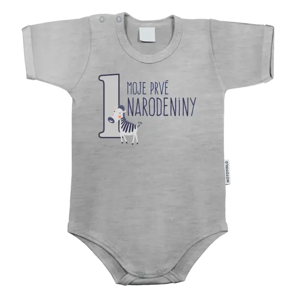 Detské body Moje prvé narodeniny - zebra