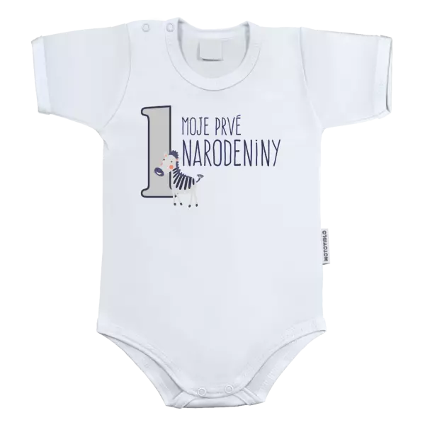 Detské body Moje prvé narodeniny - zebra