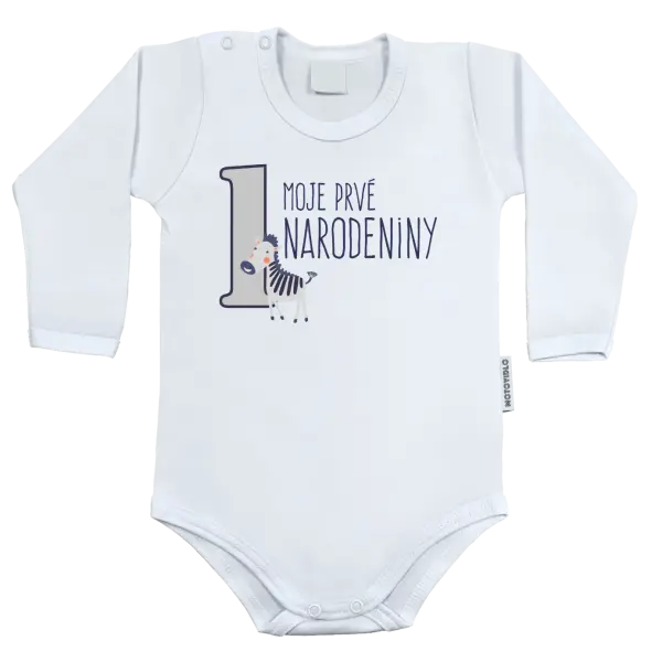 Detské body Moje prvé narodeniny - zebra