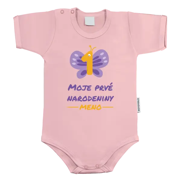 Detské body Moje prvé narodeniny s motýlikom